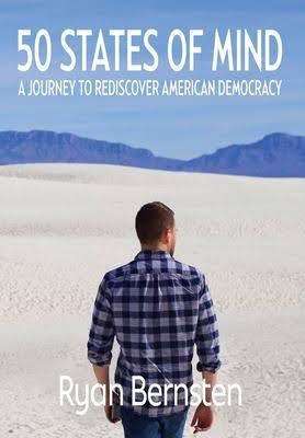 Image of book cover titled "50 States of Mind: A Journey to Rediscover American Democracy ".