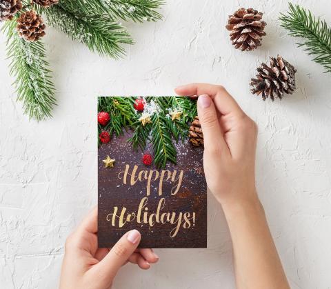 Image of holiday card.