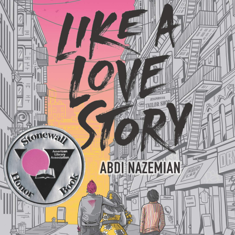 Image of book cover titled "Like a Love Story".