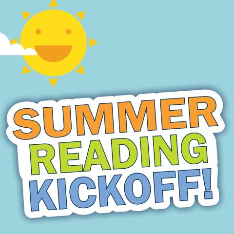 summer reading kickoff graphic