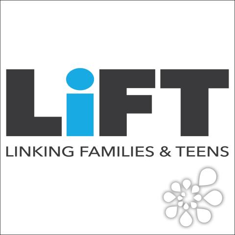 Linking Families and Teens Logo.