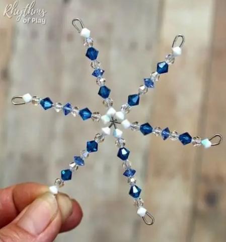Beaded Snowflake