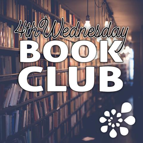 Titling over a picture of bookshelves filled with books