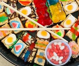 Image of candy sushi.