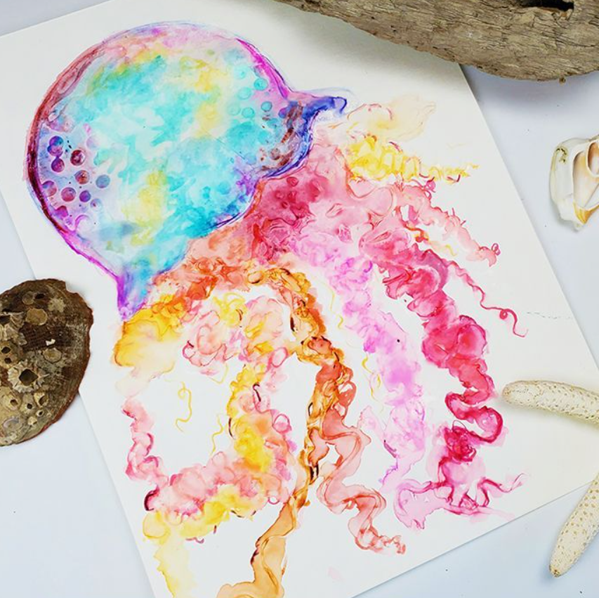 Watercolor Jellyfish