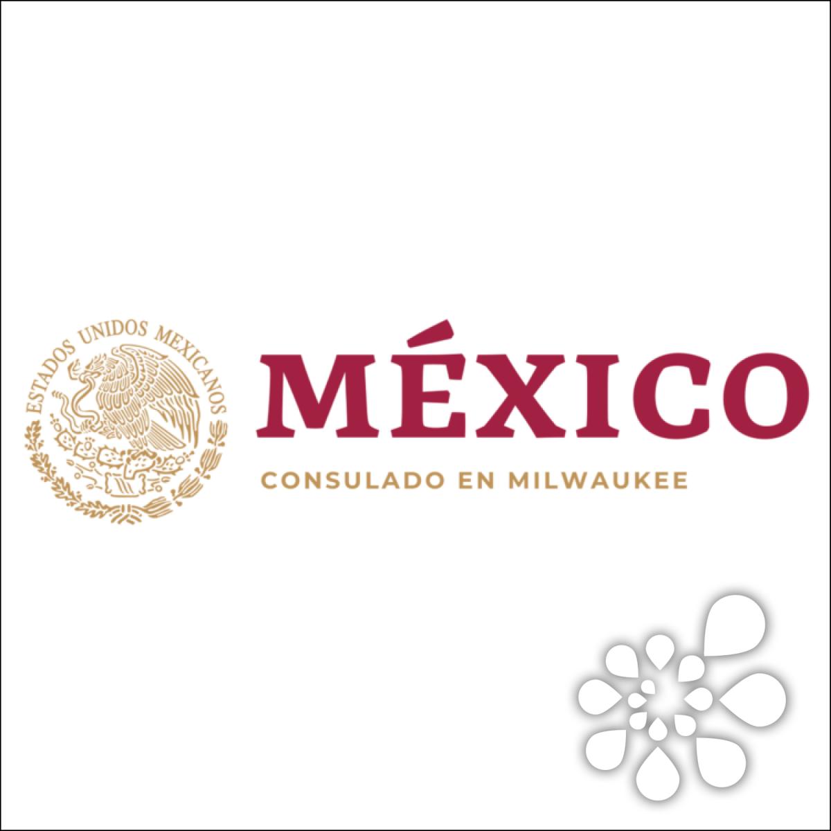 Mexican Consulate of Milwaukee logo.